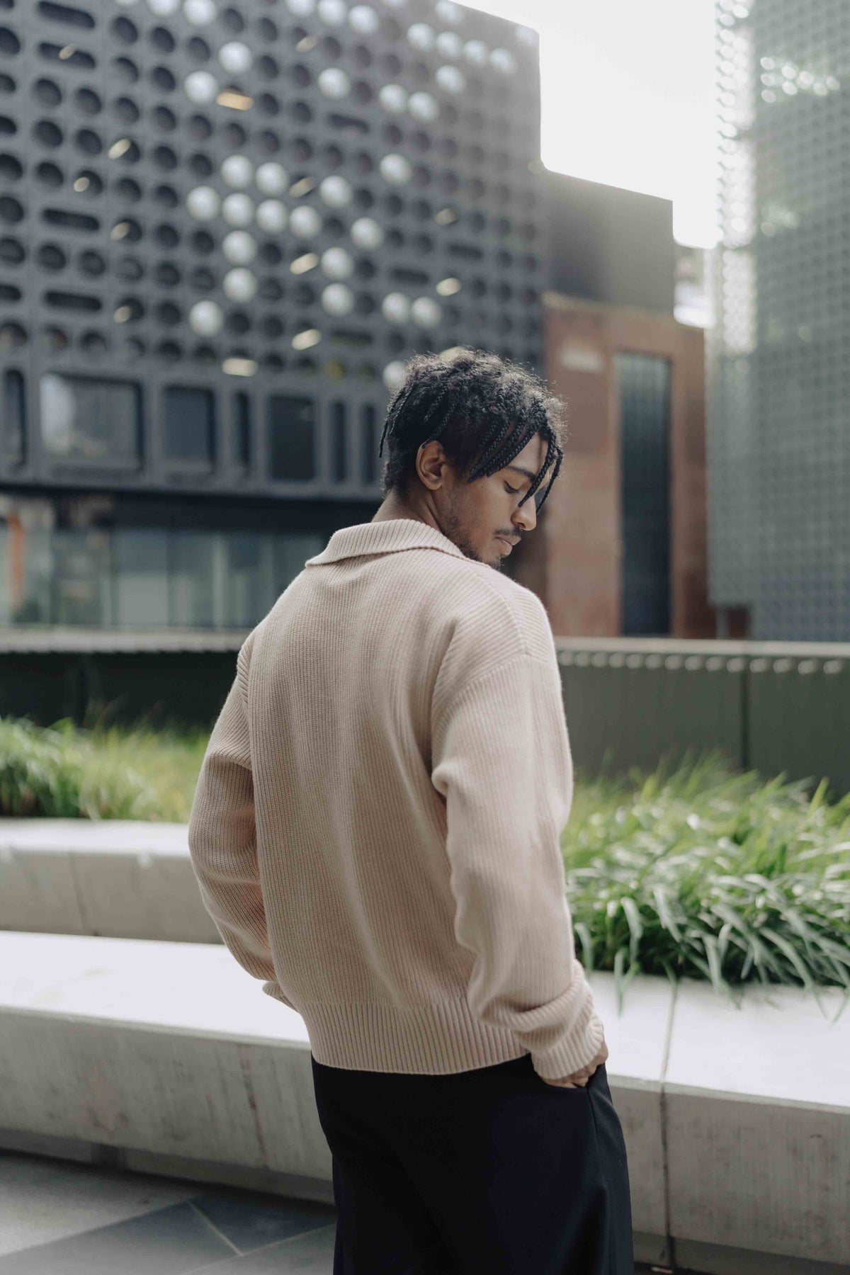 OATMEAL PIQUE KNIT