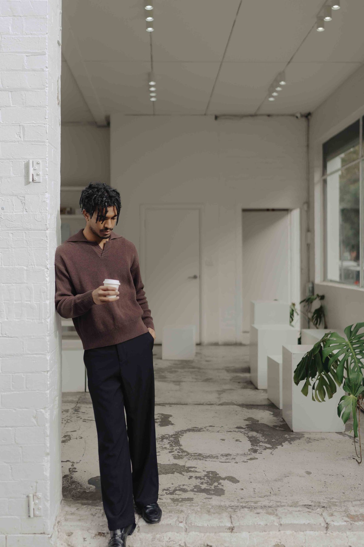CHOCOLATE PIQUE KNIT