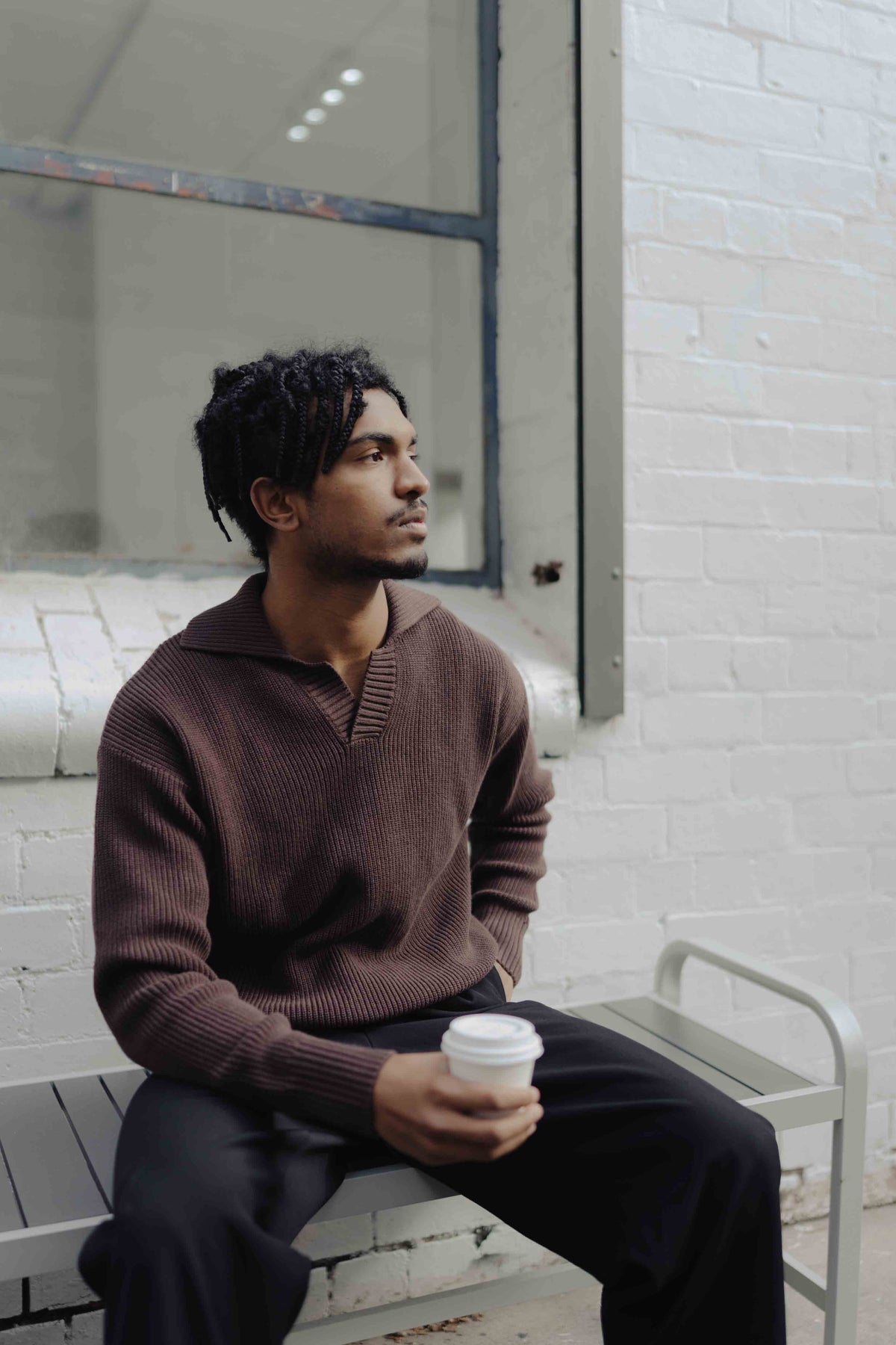 CHOCOLATE PIQUE KNIT