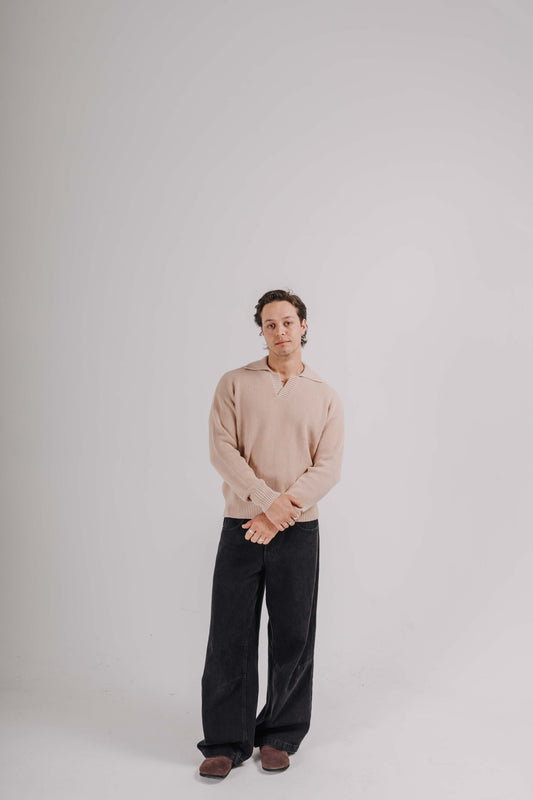 OATMEAL PIQUE KNIT