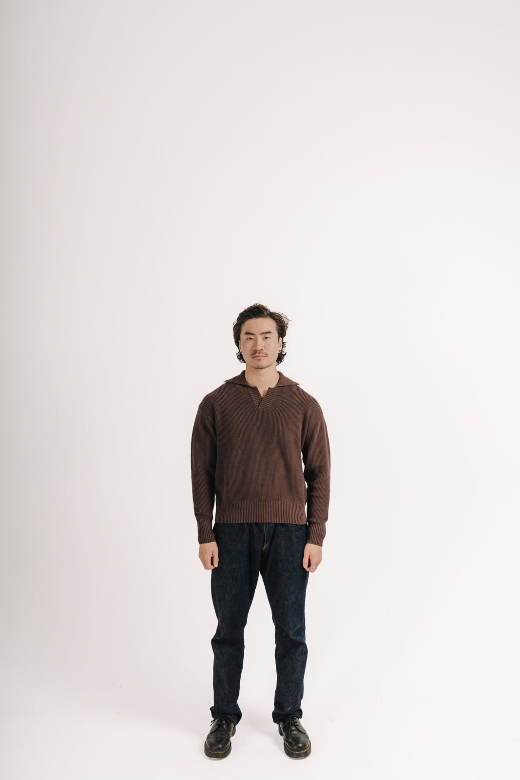 CHOCOLATE PIQUE KNIT