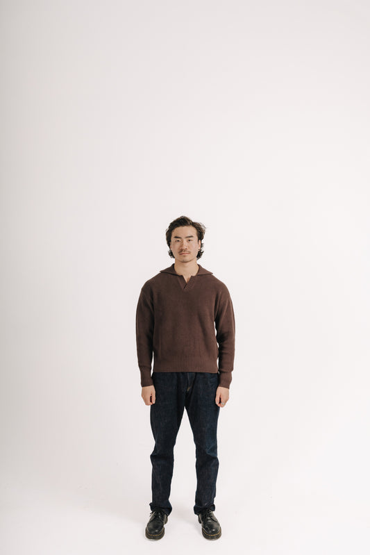 CHOCOLATE PIQUE KNIT